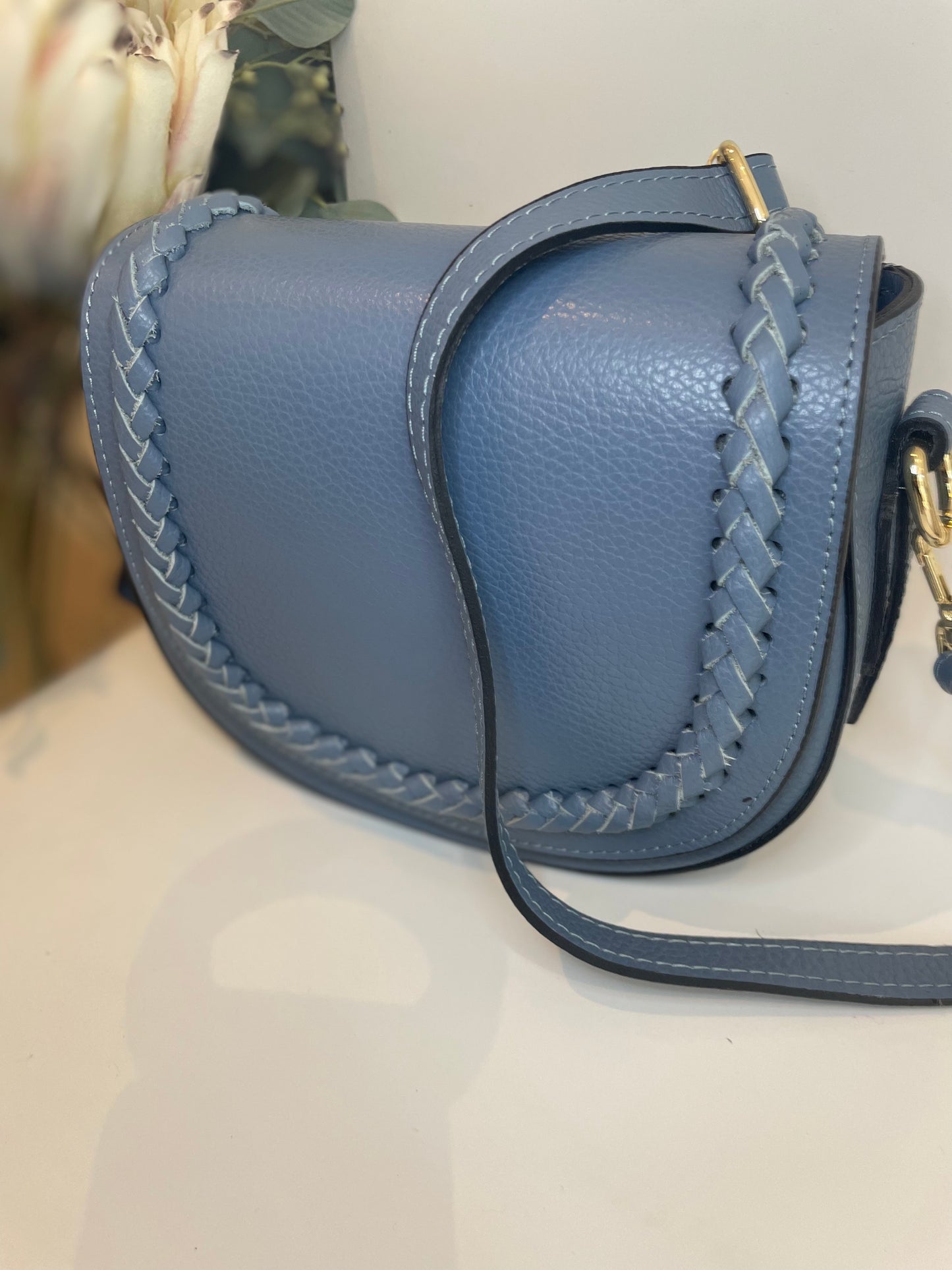 Italian Leather Shoulder bag - 'Jasmine'